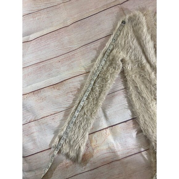 Free People Women's Creal Eyelash Open Front Maxi Cardigan - XL - Picture 9 of 12